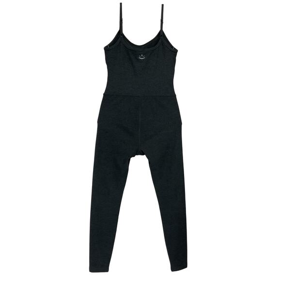 Beyond Yoga 'Spacedye' Black Polyester Uplevel Midi Jumpsuit Size S - Picture 3 of 4